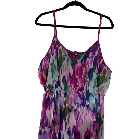 Lane Bryant Womens Size 18 20 Strappy Whimsigoth Fairycore Dress Flowy Dressy Ma - Picture 7 of 9